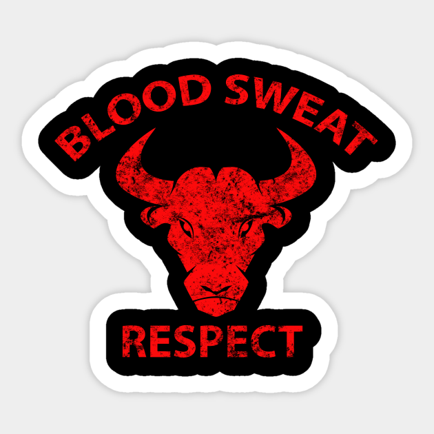 Blood sweat respect logo sales